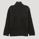 Funnel Neck Jumper - Dark Forest Green