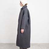 Cawley | Longline Coat - Slate