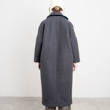Cawley | Longline Coat - Slate