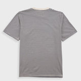 1x1 Striped T-Shirt - Soft Black