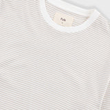 1x1 Striped T-Shirt - Stone