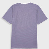 1x1 Striped T-Shirt - Bright Navy / Ecru