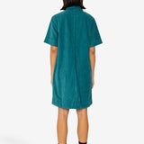 A-Line Zip Dress - Dark Teal