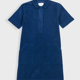 A-Line Zip Dress - Washed Ink