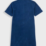 A-Line Zip Dress - Washed Ink