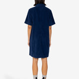 A-Line Zip Dress - Washed Ink