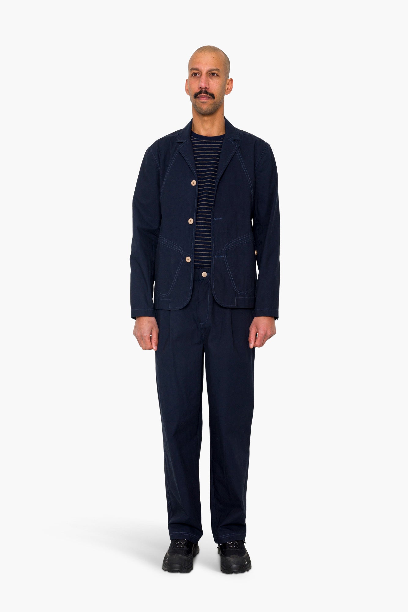 Folk Folk Anniversary Blazer - Navy Ripstop