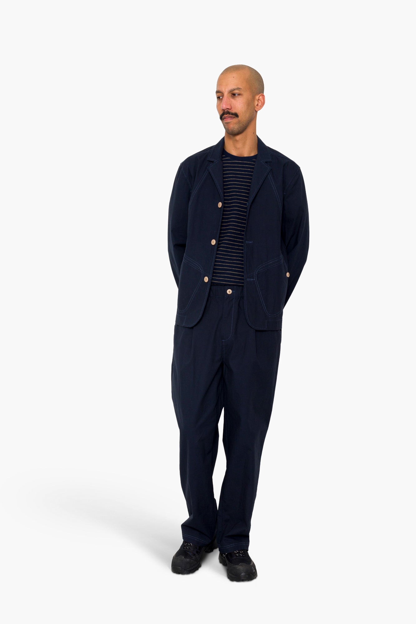 Folk Folk Anniversary Blazer - Navy Ripstop