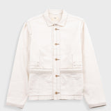 Anniversary Jacket - Ecru Crinkle Cotton