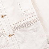 Anniversary Jacket - Ecru Crinkle Cotton