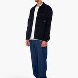 Anniversary Patch Overshirt - Ash Navy Brushed Twill