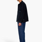 Anniversary Patch Overshirt - Ash Navy Brushed Twill