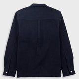 Anniversary Patch Overshirt - Ash Navy Brushed Twill