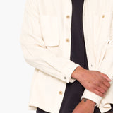 Anniversary Patch Overshirt - Light Stone Chunky Cord