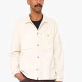 Anniversary Patch Overshirt - Light Stone Chunky Cord