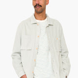 Anniversary Patch Overshirt - Misty Green Chunky Cord