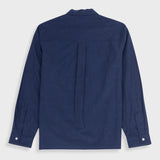 Anniversary Patch Overshirt - Navy Linen