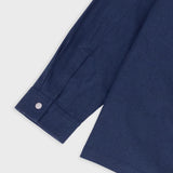 Anniversary Patch Overshirt - Navy Linen