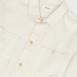 Anniversary Patch Overshirt - Stone Linen