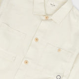 Anniversary Patch Overshirt - Stone Linen