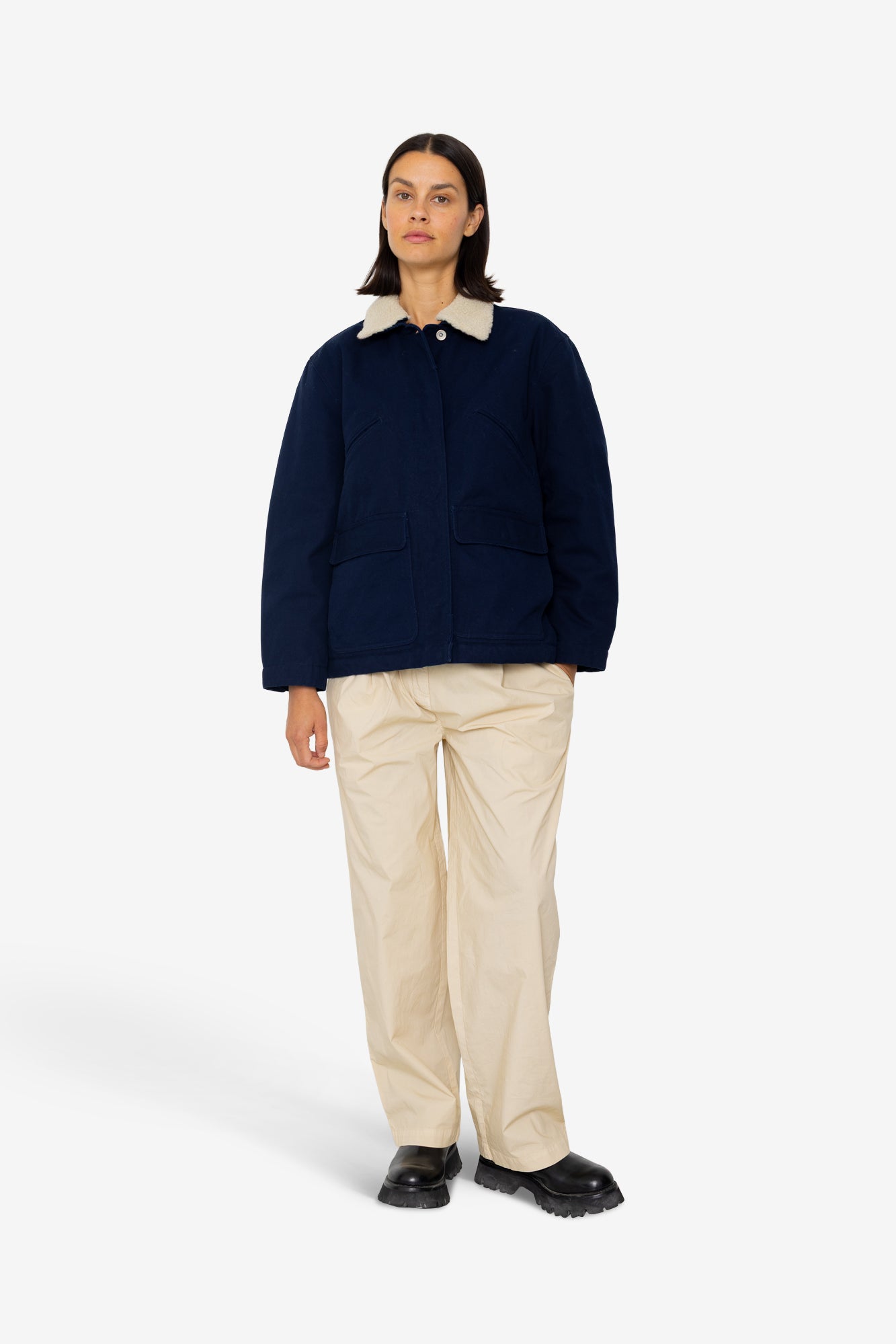 Folk Folk Archive Jacket - Navy Twill