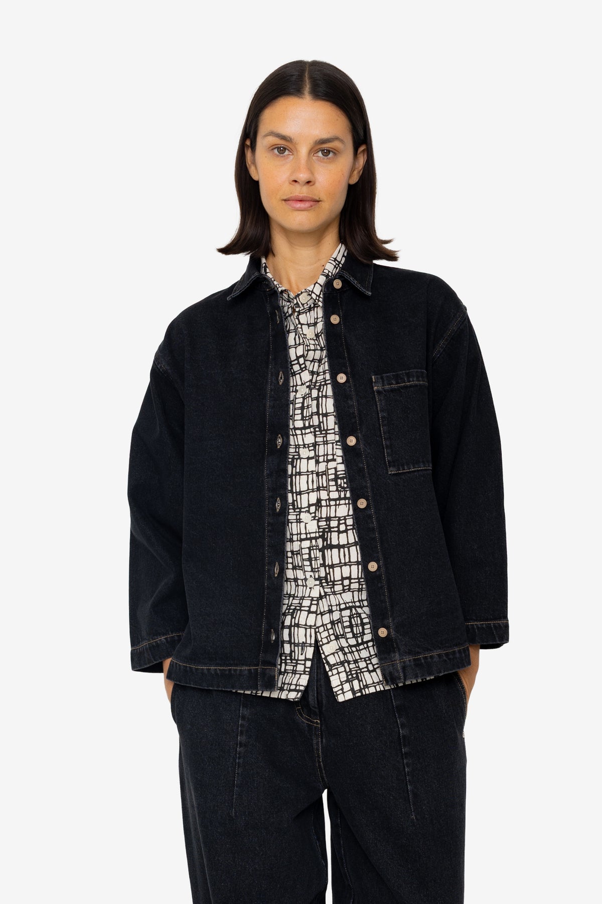 Lưu Đạn archive Black denim