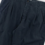 Assembly Pant - Black Cotton Linen