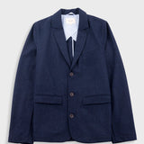 Assembly Blazer - Navy Melange Wool