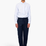 Assembly Suit Trouser - Navy Melange Wool