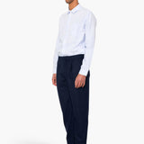 Assembly Suit Trouser - Navy Melange Wool