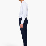 Assembly Suit Trouser - Navy Melange Wool