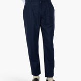 Assembly Suit Trouser - Navy Melange Wool