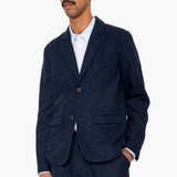 Assembly Blazer - Navy Melange Wool