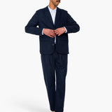 Assembly Blazer - Navy Melange Wool