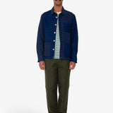 Assembly Jacket - Indigo Waffle Patchwork