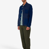 Assembly Jacket - Indigo Waffle Patchwork