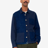 Assembly Jacket - Indigo Waffle Patchwork