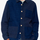 Assembly Jacket - Indigo Waffle Patchwork