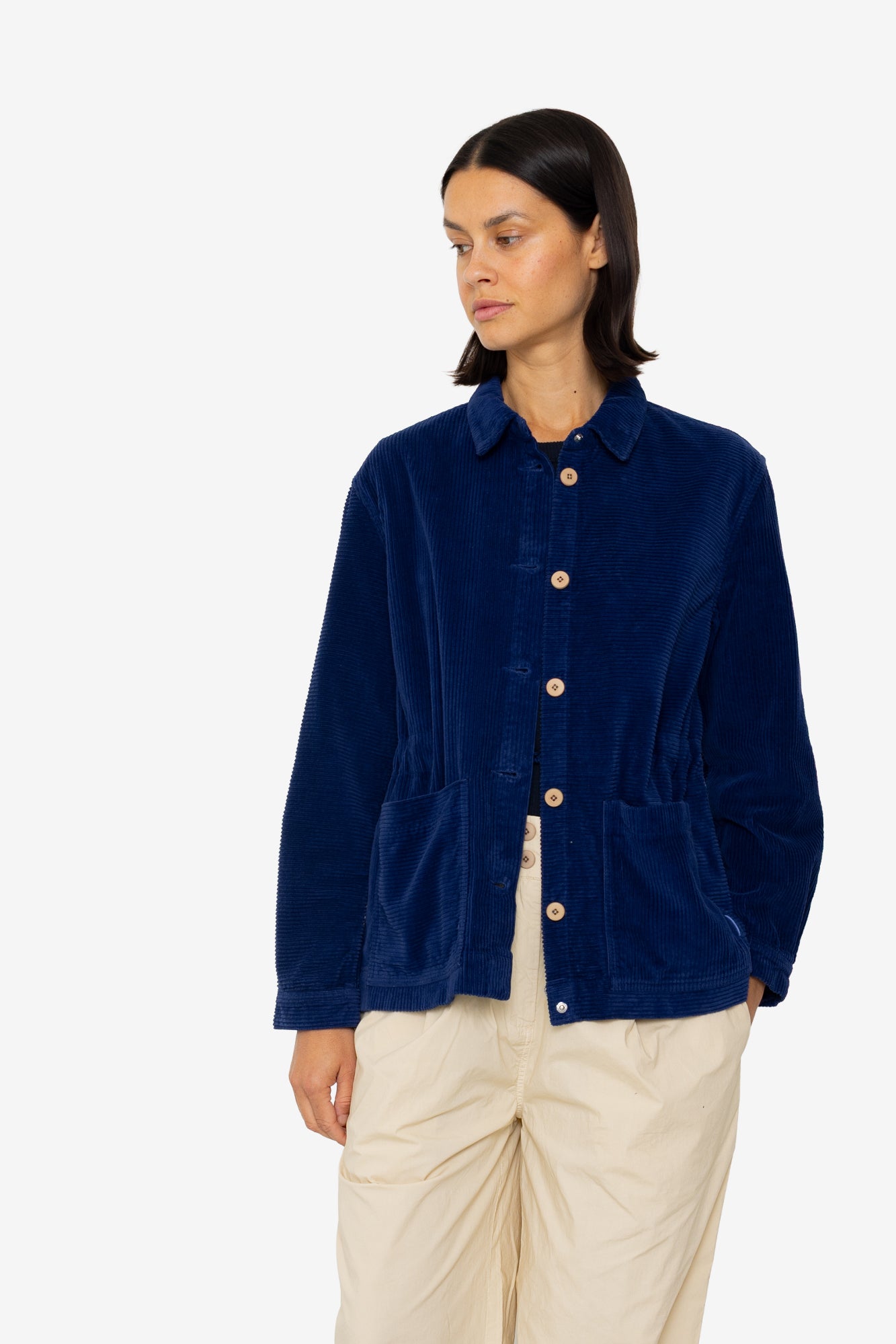 Jacket Assembly Support Folk Assembly Jacket - Rich Navy Directional Cord