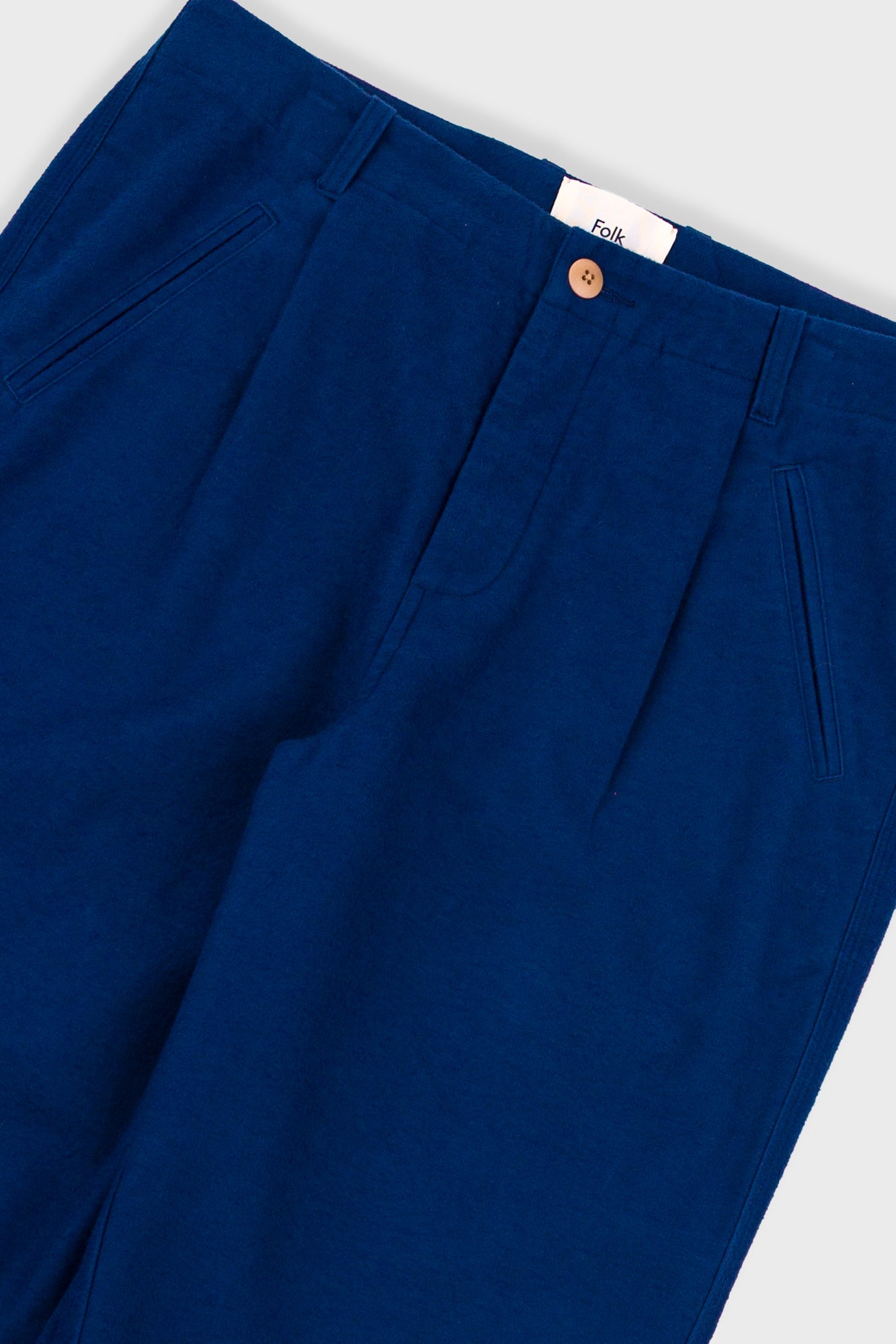 Folk Assembly Pant - Ink Blue Moleskin