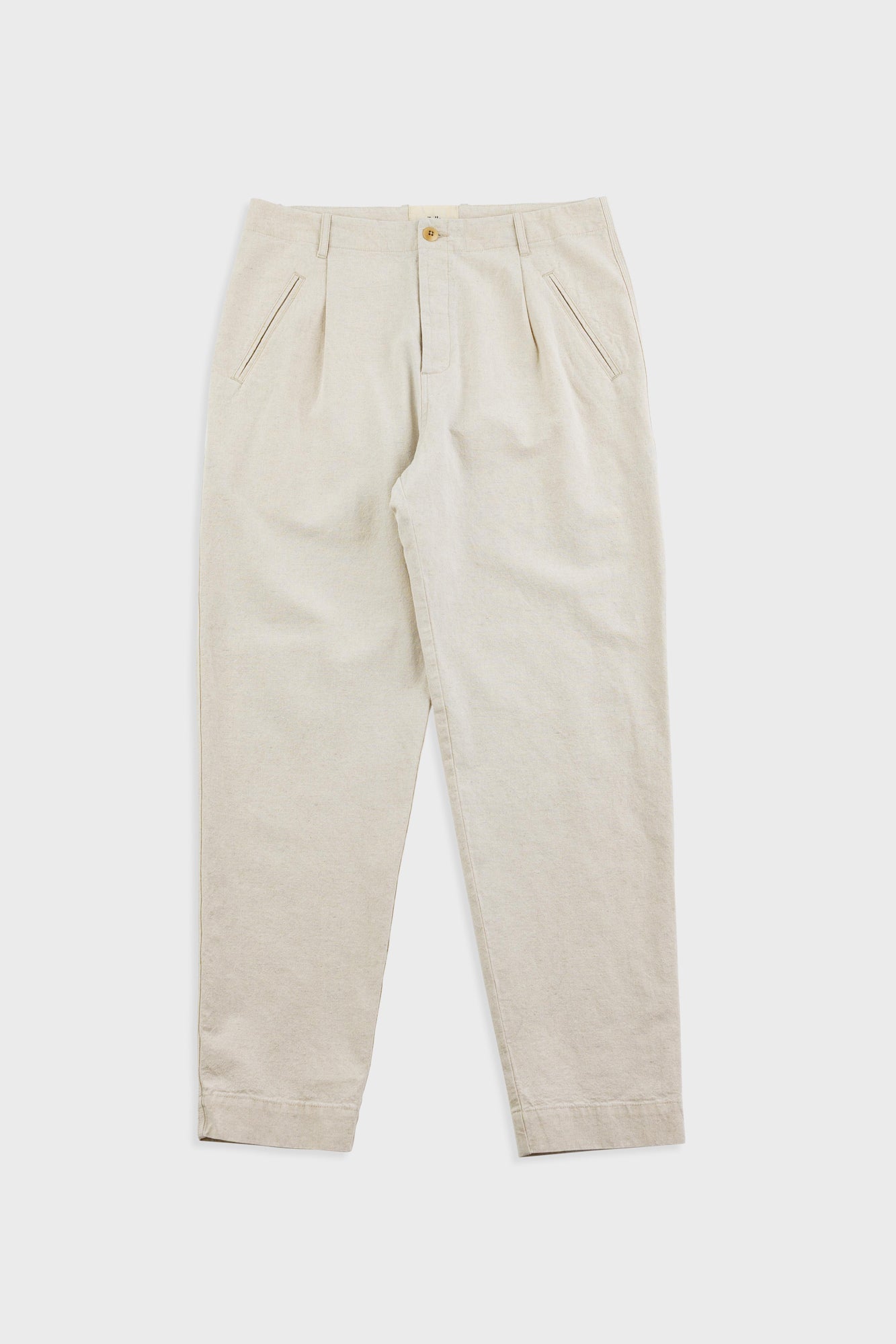 Folk | Folk Assembly Pant - Natural Linen Cotton Canvas
