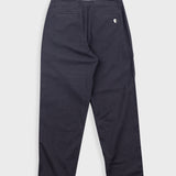 Dark blue pants on a white background