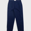 Navy blue pants on a light gray background
