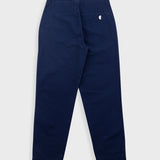 Folk | Folk Assembly Suit Trouser - Navy Crinkle Stripe