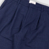 Assembly Suit Trouser - Navy Melange Wool
