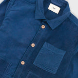 Assembly Worker Jacket - Soft Blue Cord Mix