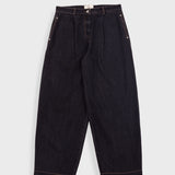 Baggy Trousers - Washed Black Denim