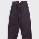 Baggy Trousers - Washed Black Denim