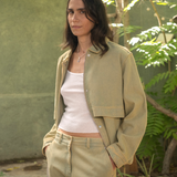 Barrel Trousers - Bleached Denim