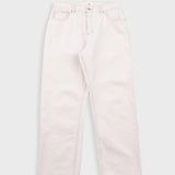 White pants on a white background